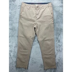 Carbon2Cobalt Men's Pants 36x32 Beige‎ Straight Fit Nonstretch